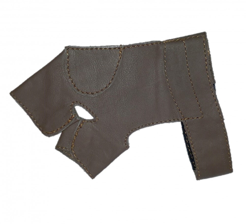 Traditional leather archery gloves for LH Schützen black.bulls